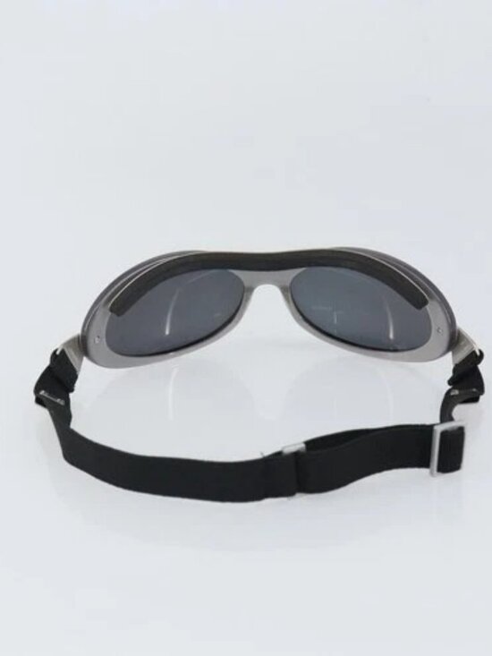 CHANEL Goggles Sunglasses plastic Black CC Auth SW1992 main image 7